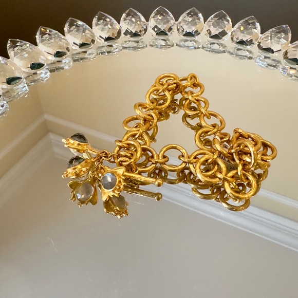 NWT Authentic luxury spring summer Julie Vos Bee Charm Statement Necklace - Picture 14 of 17